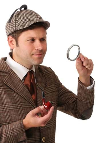 Deerstalker w// Houndstooth Check on Ear Flaps Headgear Hat Minifig LEGO