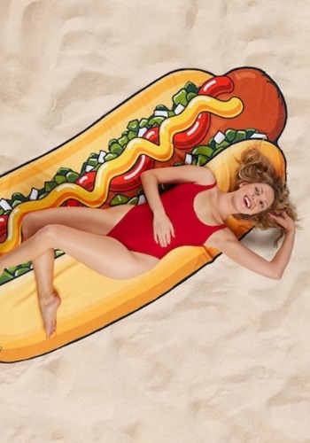 Hot Dog Beach Blanket