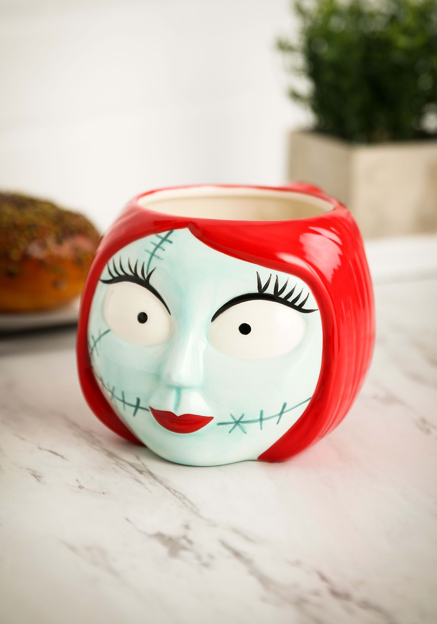 Nightmare Before Christmas Sculpted Ceramic Sally Mug