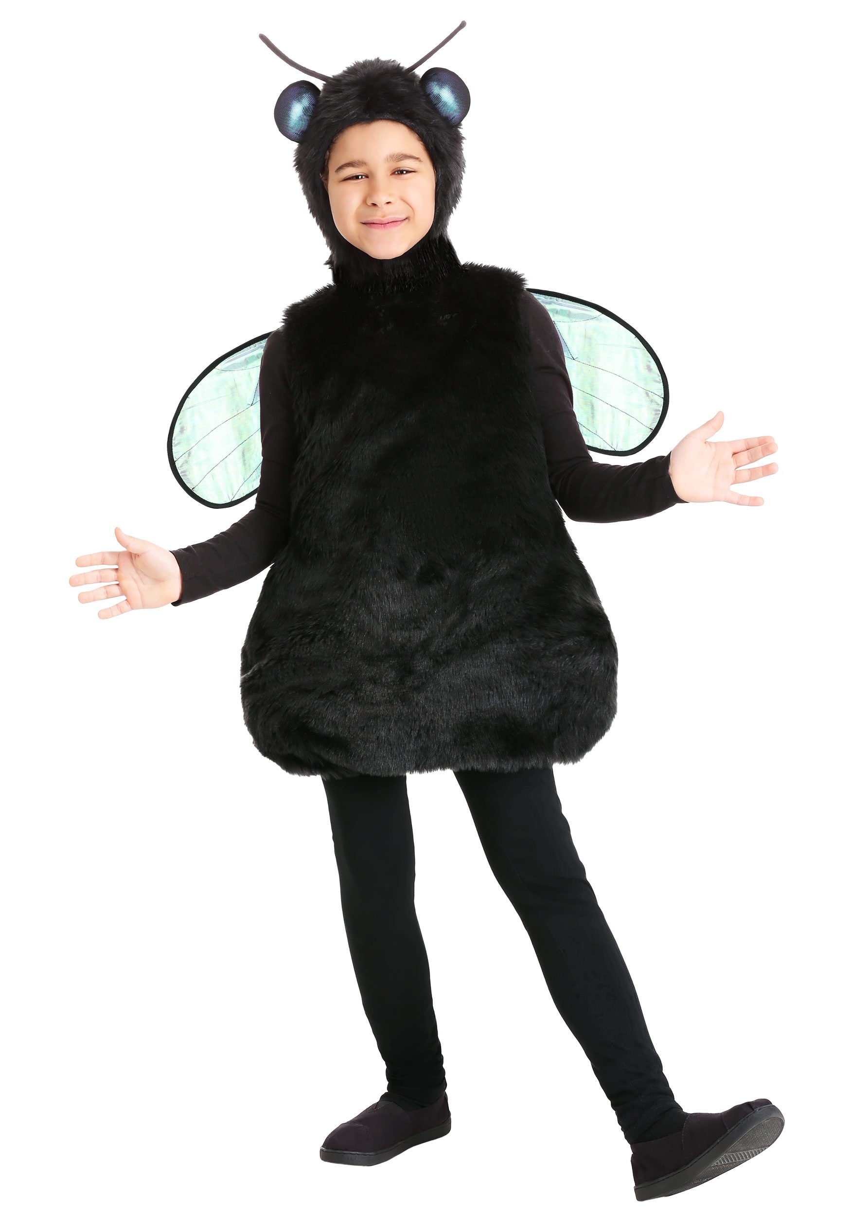 Photos - Fancy Dress Fly FUN Costumes Exclusive Child Black  Costume Black/Green FUN7047CH 