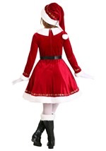 Girls Santa Costume Dress Alt 1