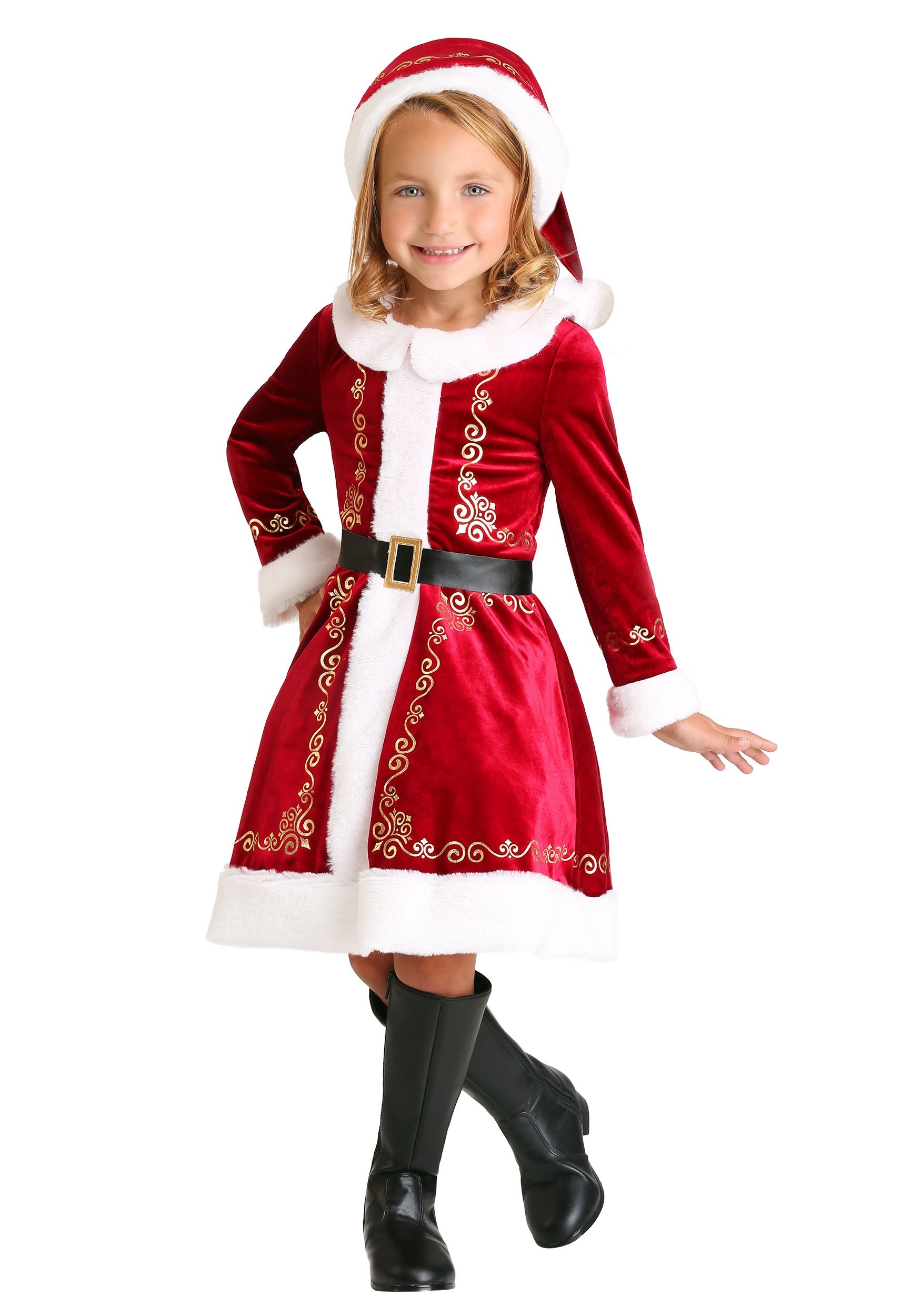 Santa Dress Toddler Girls Costume