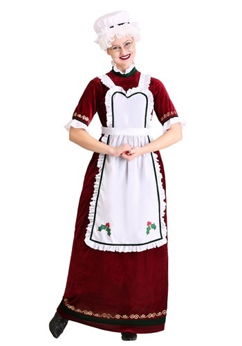 Women's Mrs. Claus Holiday Costume