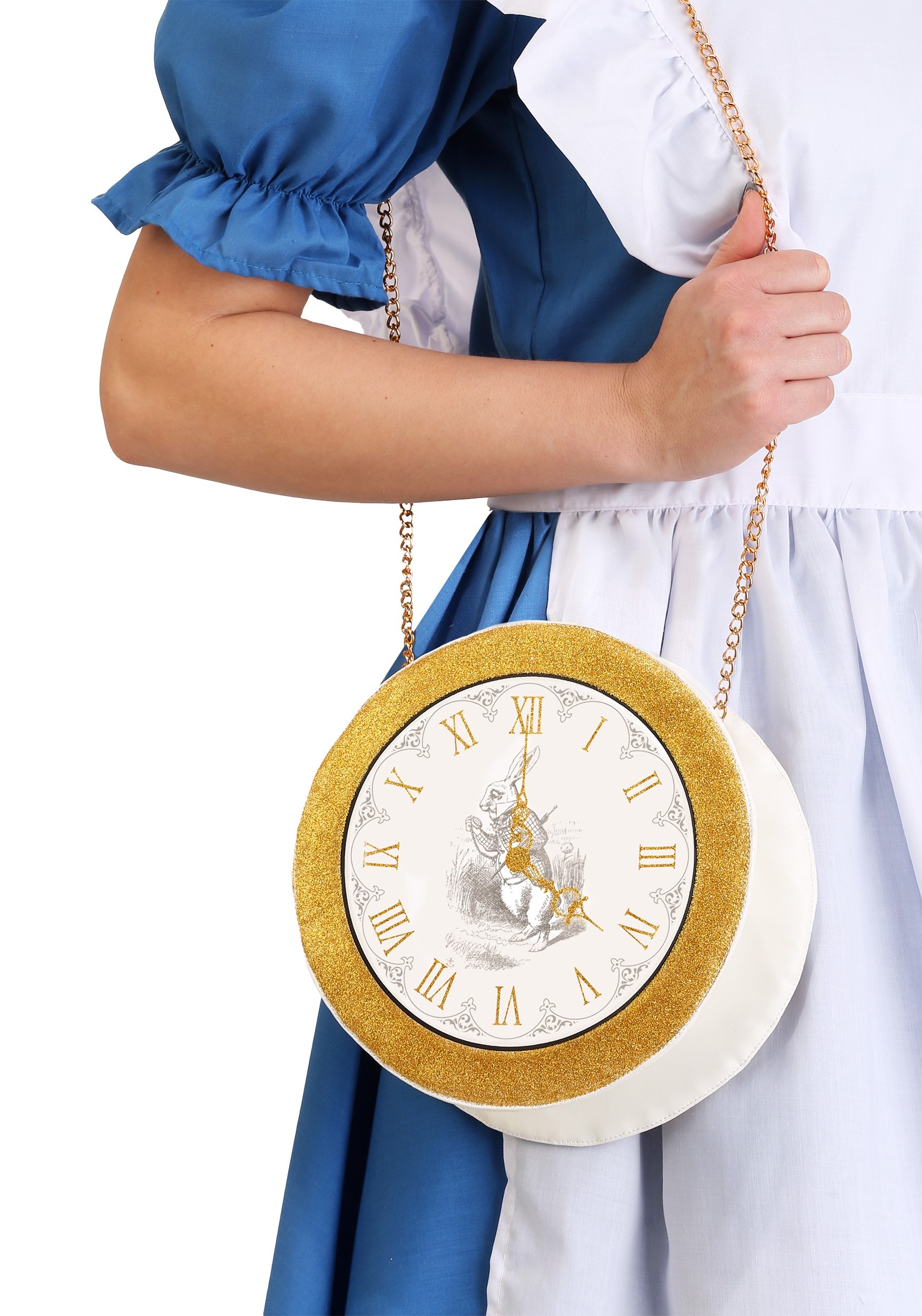 White Rabbit Clock Purse For Women