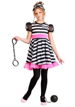 Glam Prisoner Costume for Girl's