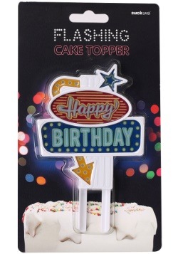 Flashing Birthday Cake Topper