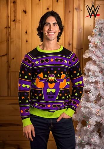 Adult WWE Macho Man Ugly Sweater