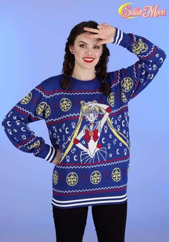 Adult Sailor Moon Fair Isle Ugly Christmas Sweater-0
