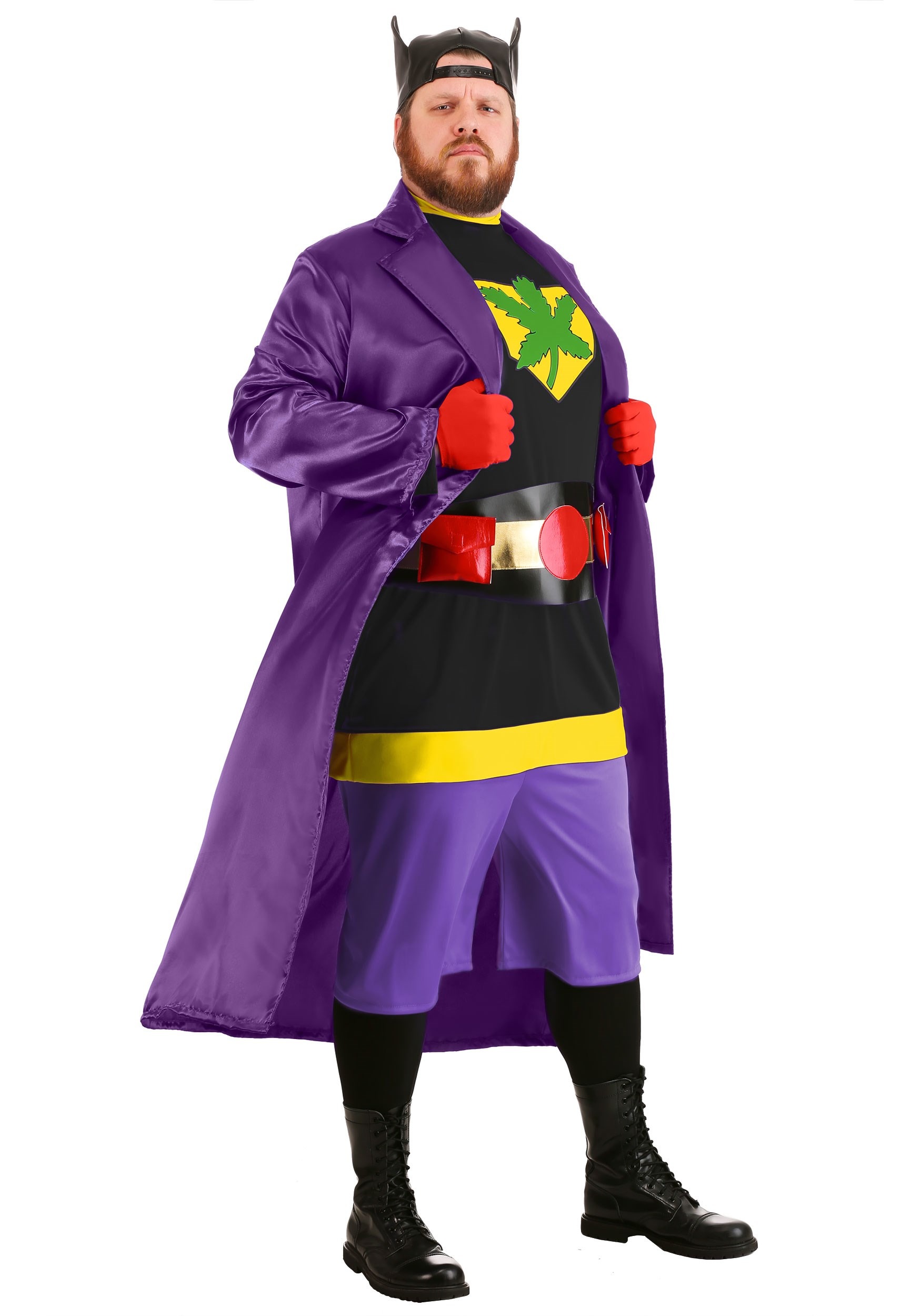Photos - Fancy Dress FUN Costumes Men's Bluntman Costume Black/Purple FUN0661AD