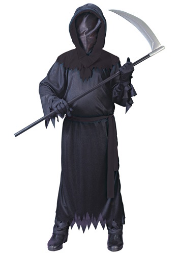 Kids Faceless Reaper Ghost Costume