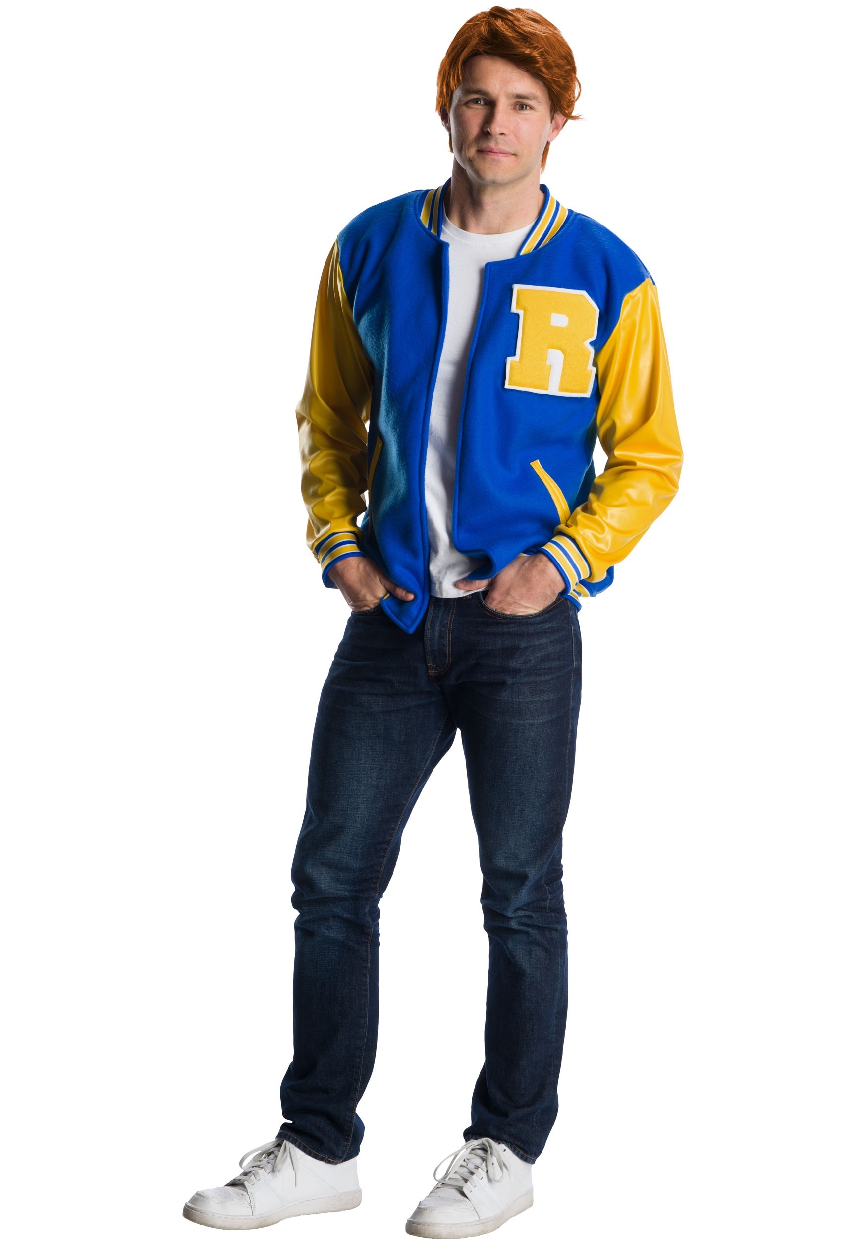 Photos - Fancy Dress Rubies Costume Co. Inc Riverdale Adult Archie Andrews Costume Blue/Yel 