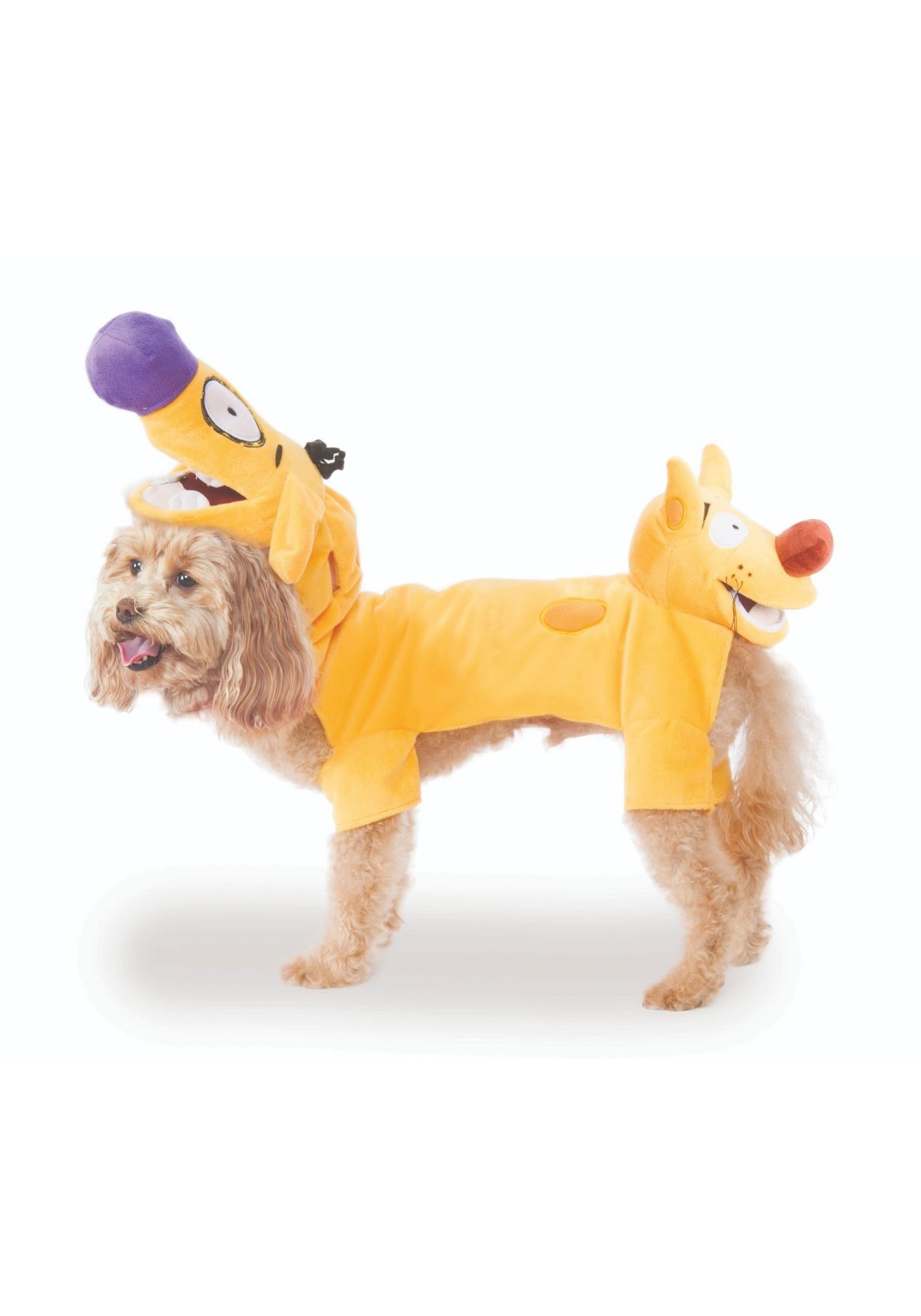 Photos - Fancy Dress Rubies Costume Co. Inc Catdog Costume for Pets | TV Pet Costumes Yellow 