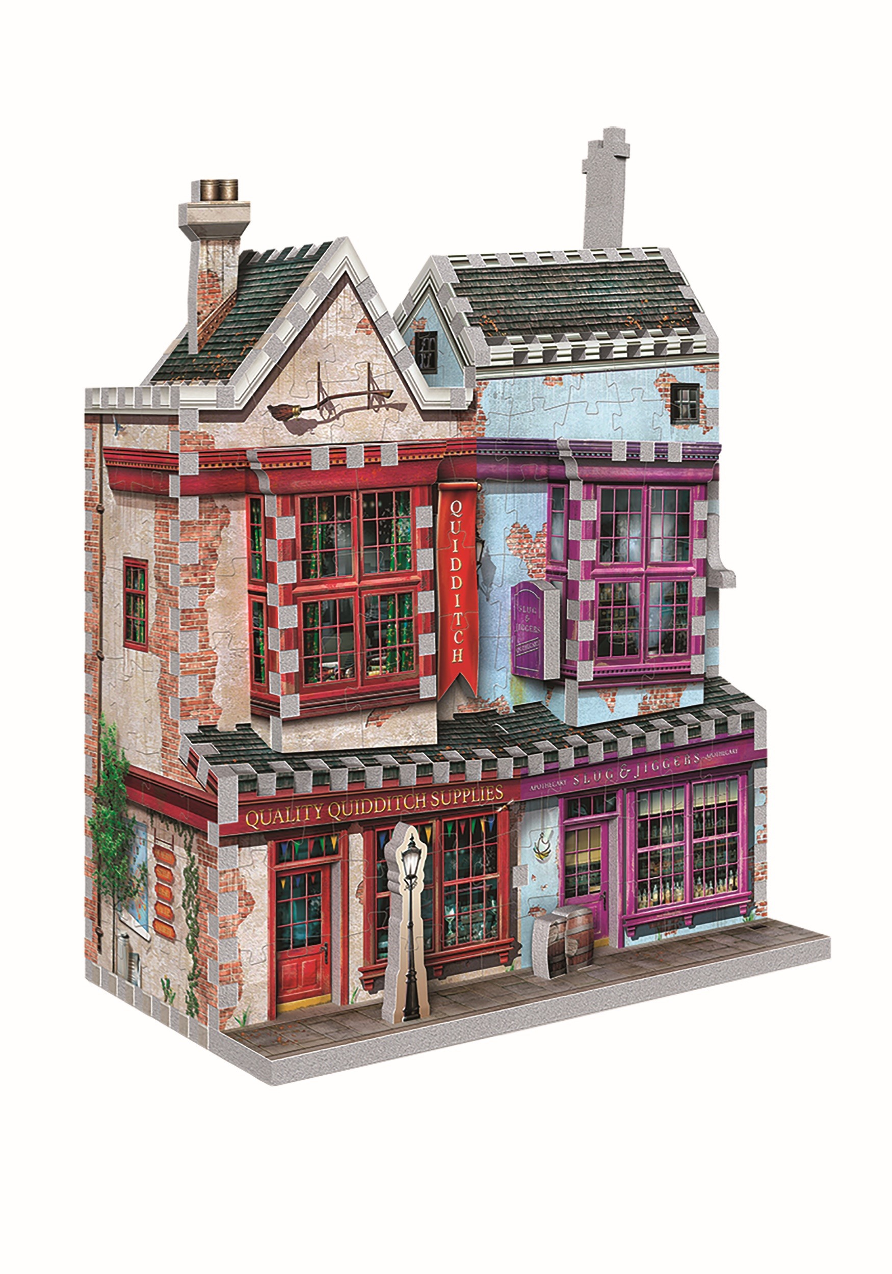 Harry Potter 3D Puzzle Diagon Alley Collection- Quality Quidditch Supplies and Slug & Jiggers