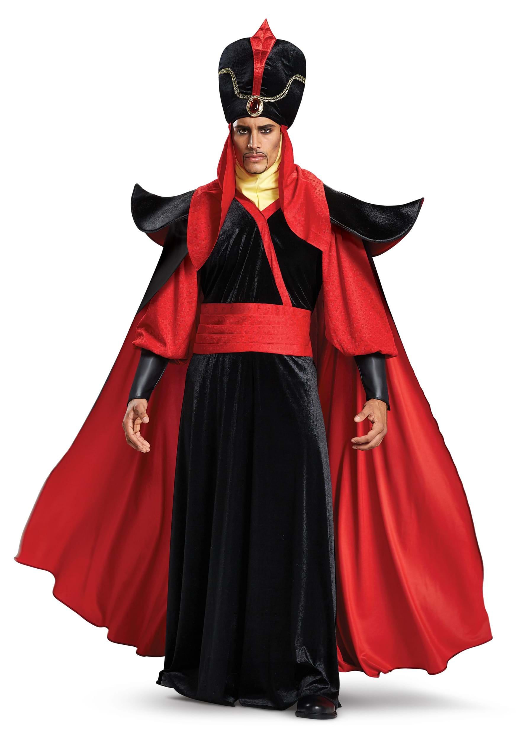 Photos - Fancy Dress Disney Disguise Limited Adult Jafar Costume from Aladdin | Aladdin Costumes Black 