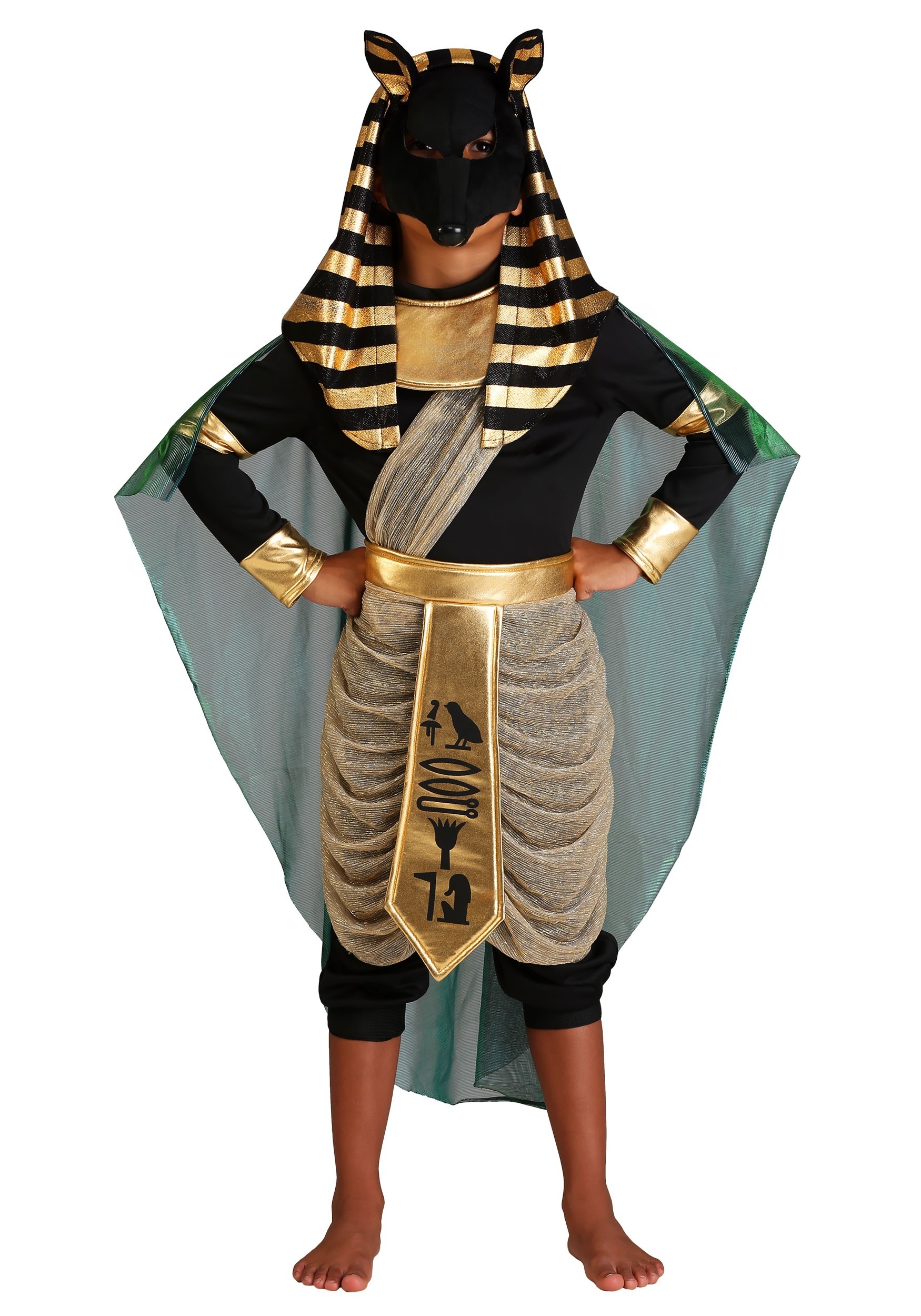 Anubis Costume for Kids | Egyptian Halloween Costumes