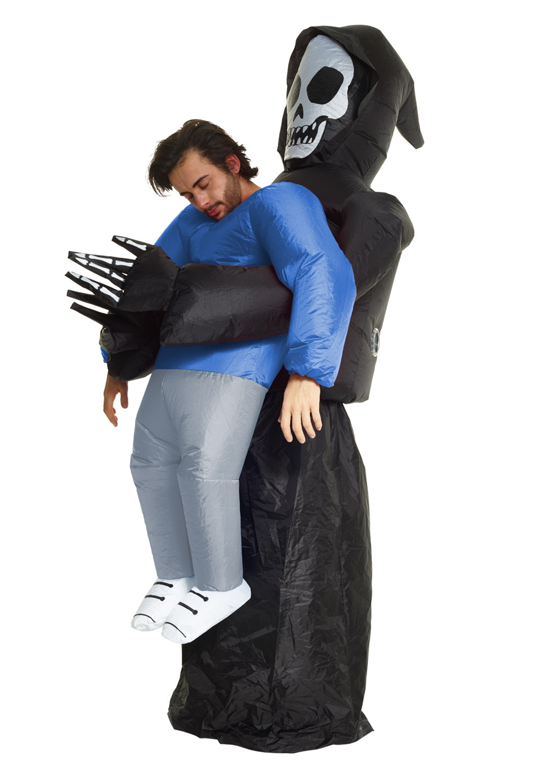 Inflatable Adult Grim Reaper Pick Me Up Costume