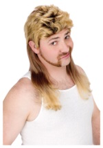 Trailer Park Blonde Mullet Wig