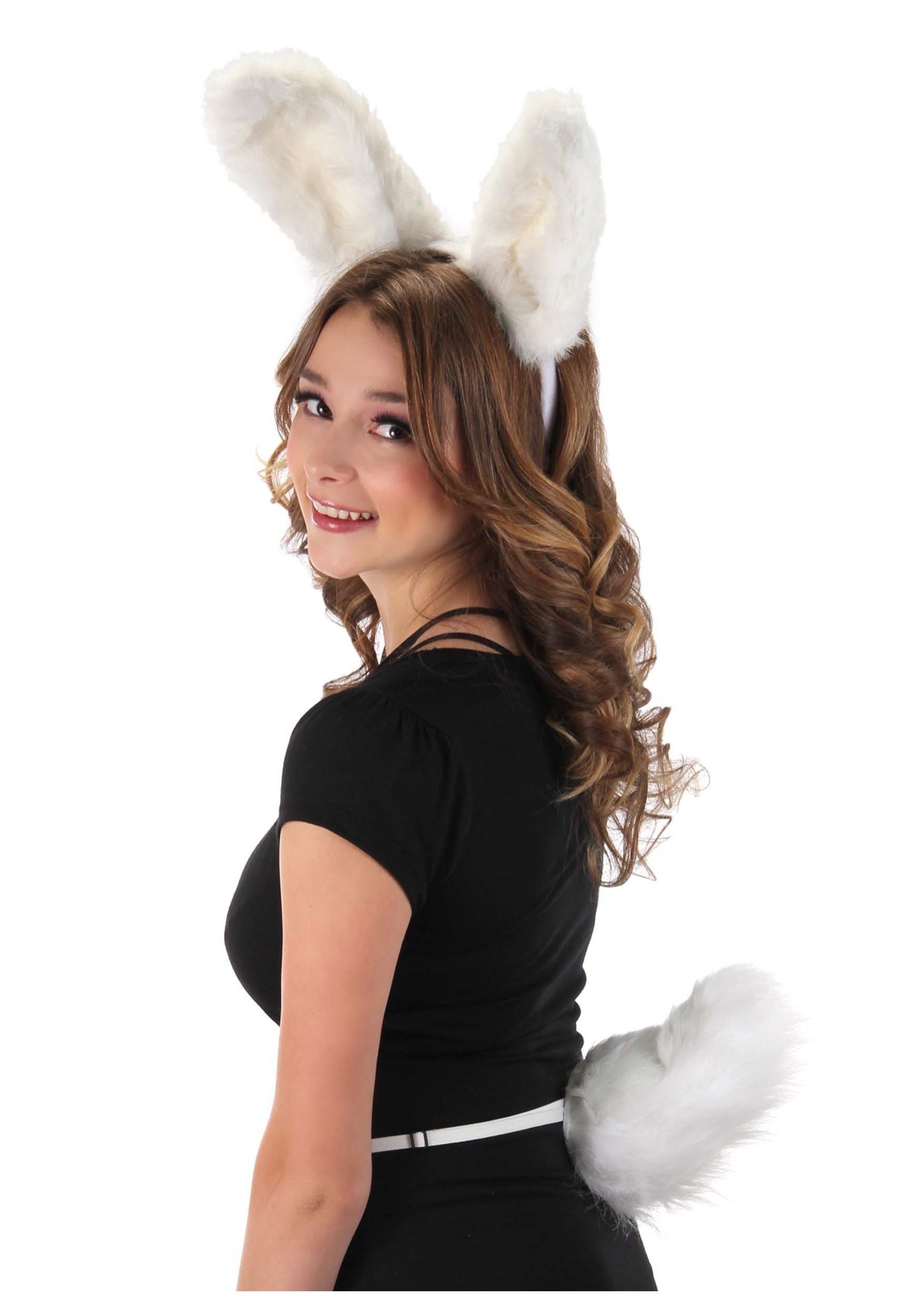White Bunny Deluxe Tail