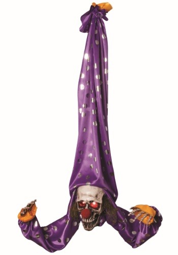 Animated Upside Down Clown Decoration