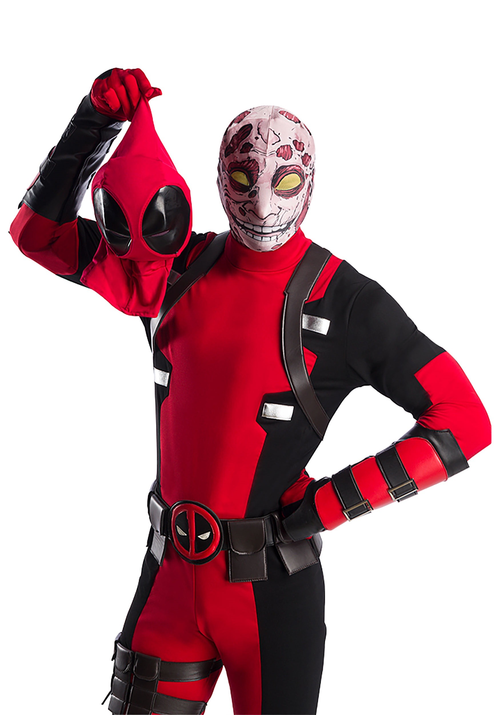 hemmeligt Eksisterer samlet set Premium Deadpool Marvel Costume for Plus Size Adults