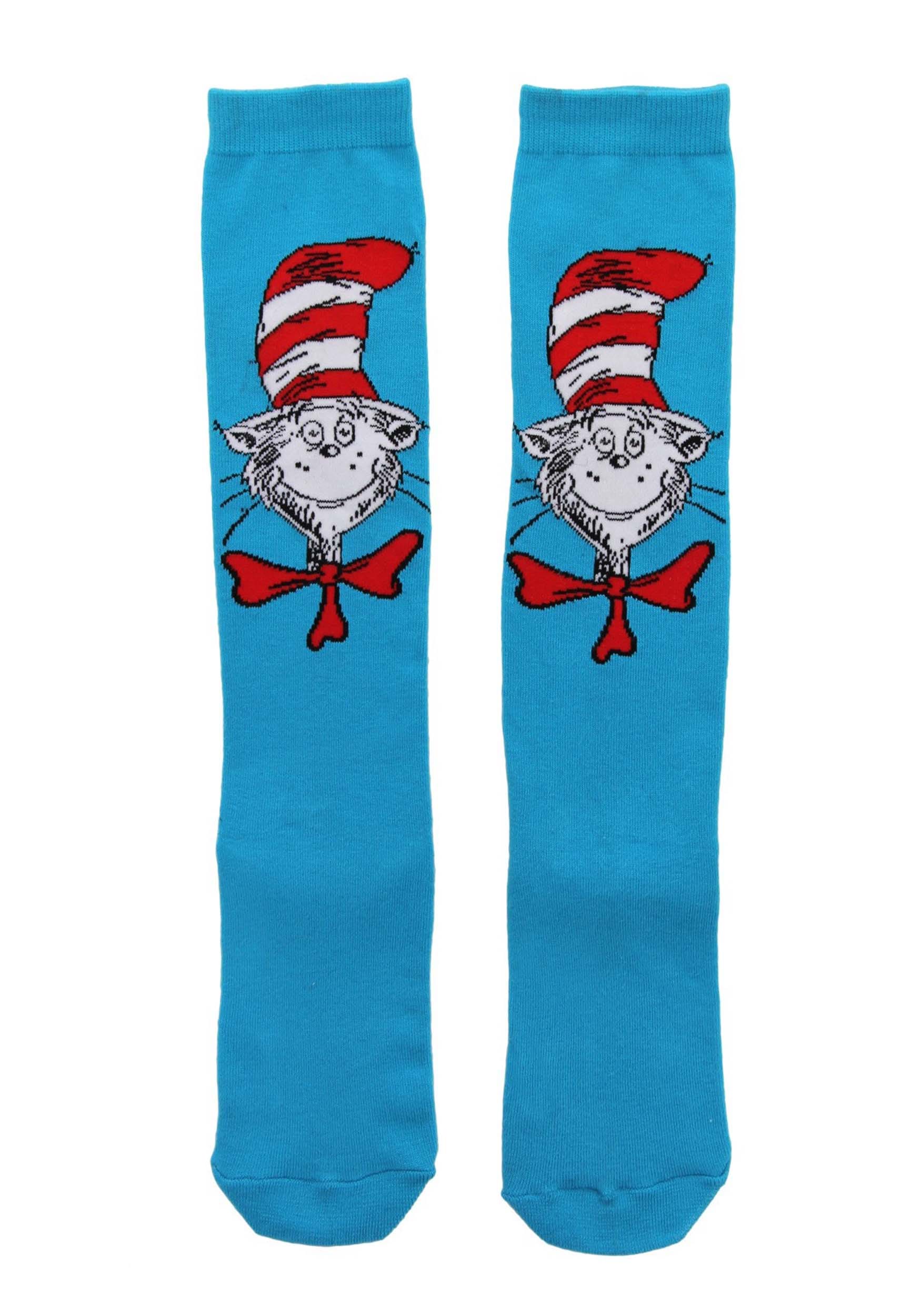 Dr. Seuss The Cat in the Hat Knee High Sock For Women