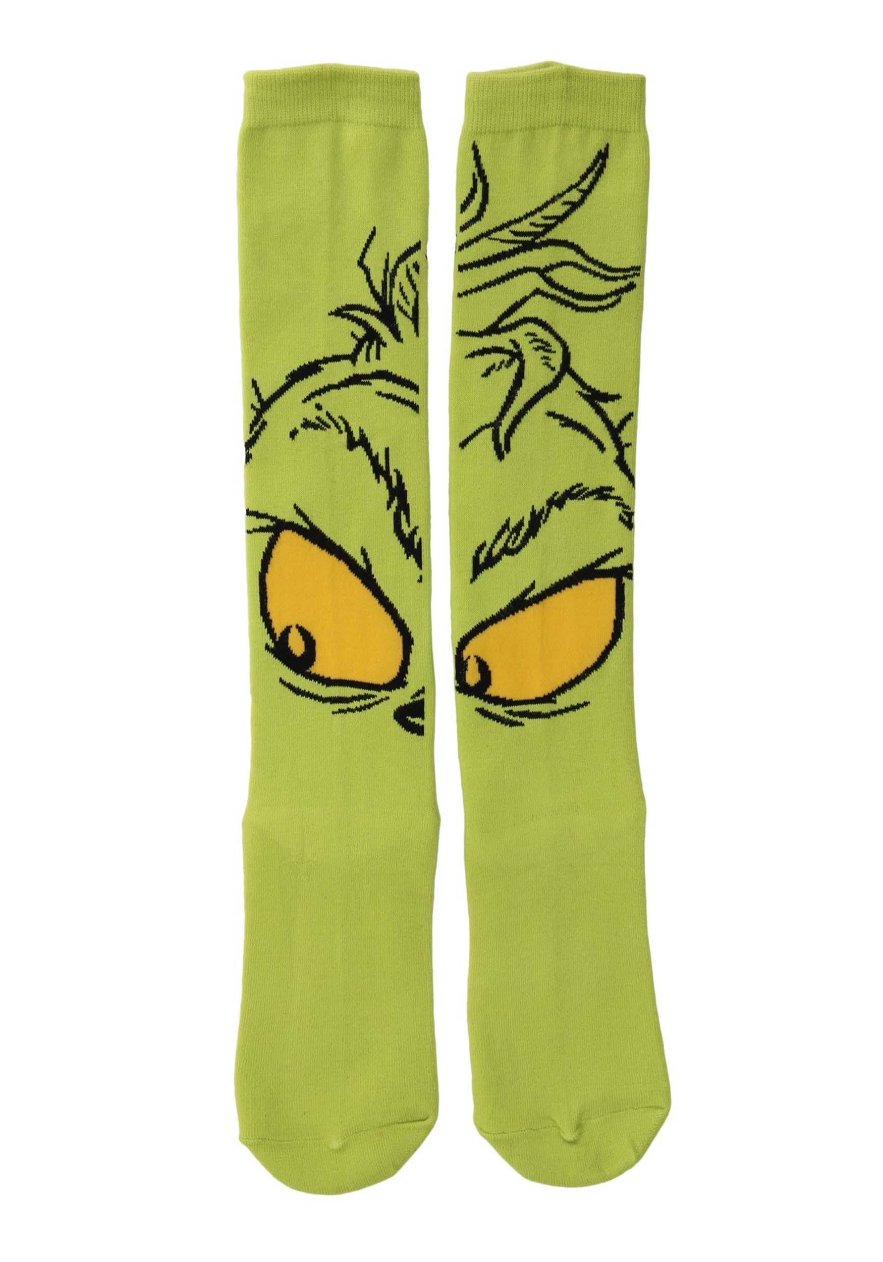 Grinch Knee High Socks for Women