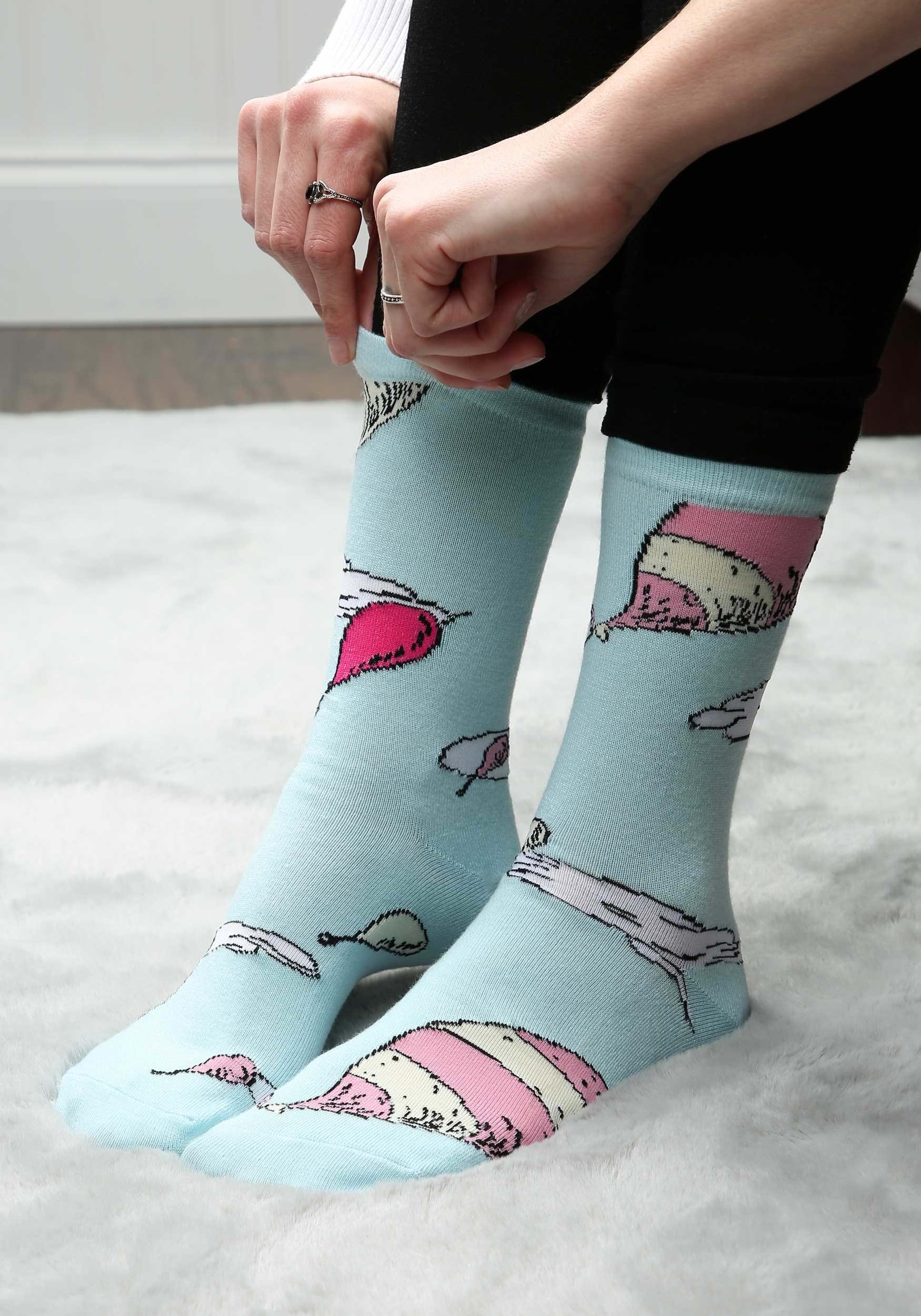 Oh! The Places Youll Go Crew Socks For Adults