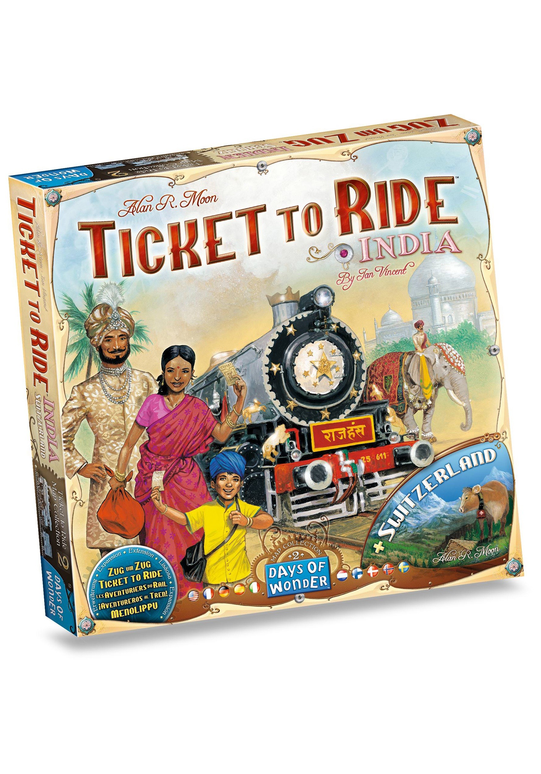 Ticket to Ride: India Board Game Strategy Game