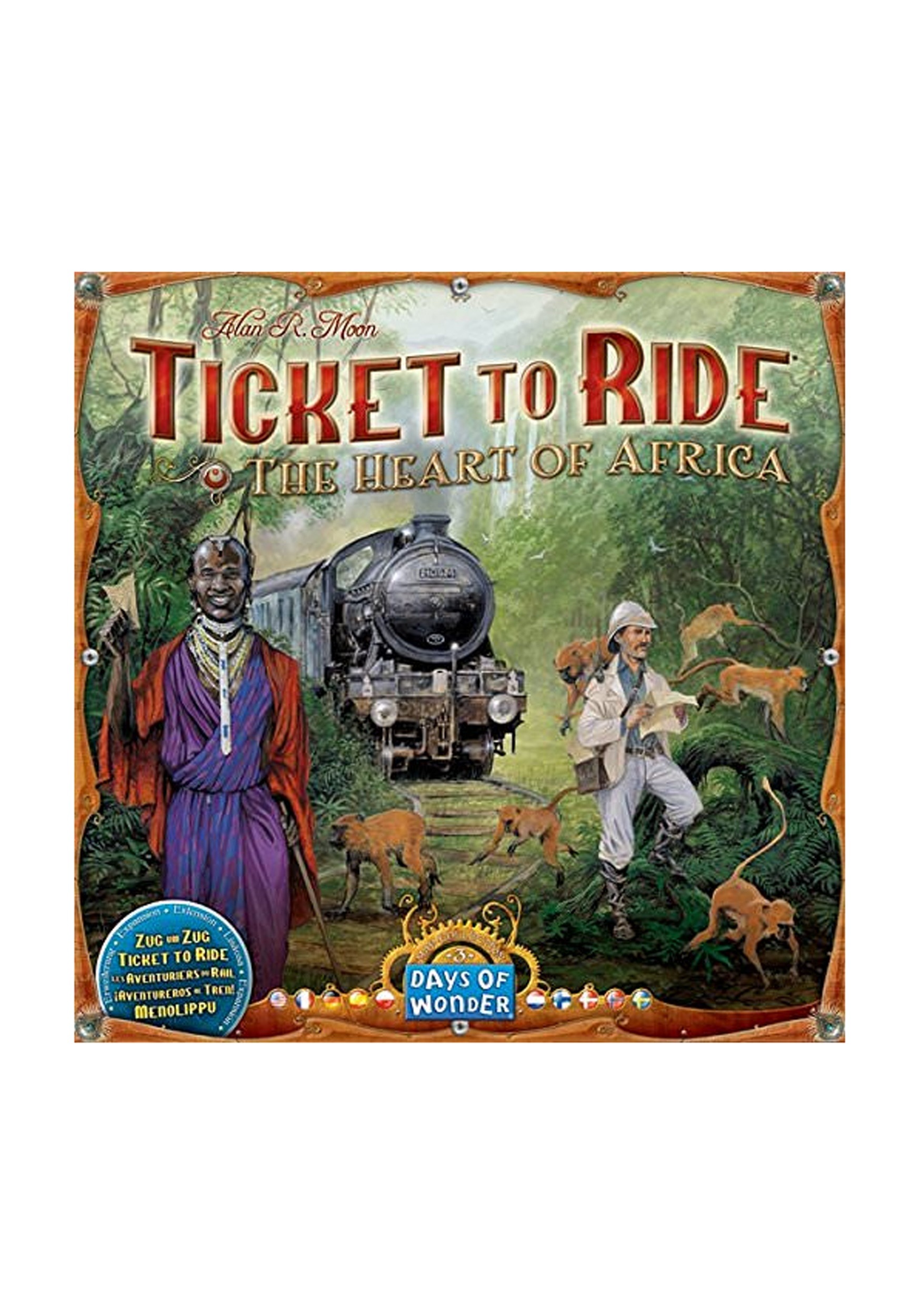 Board Game Ticket to Ride The Heart of Africa Expansion