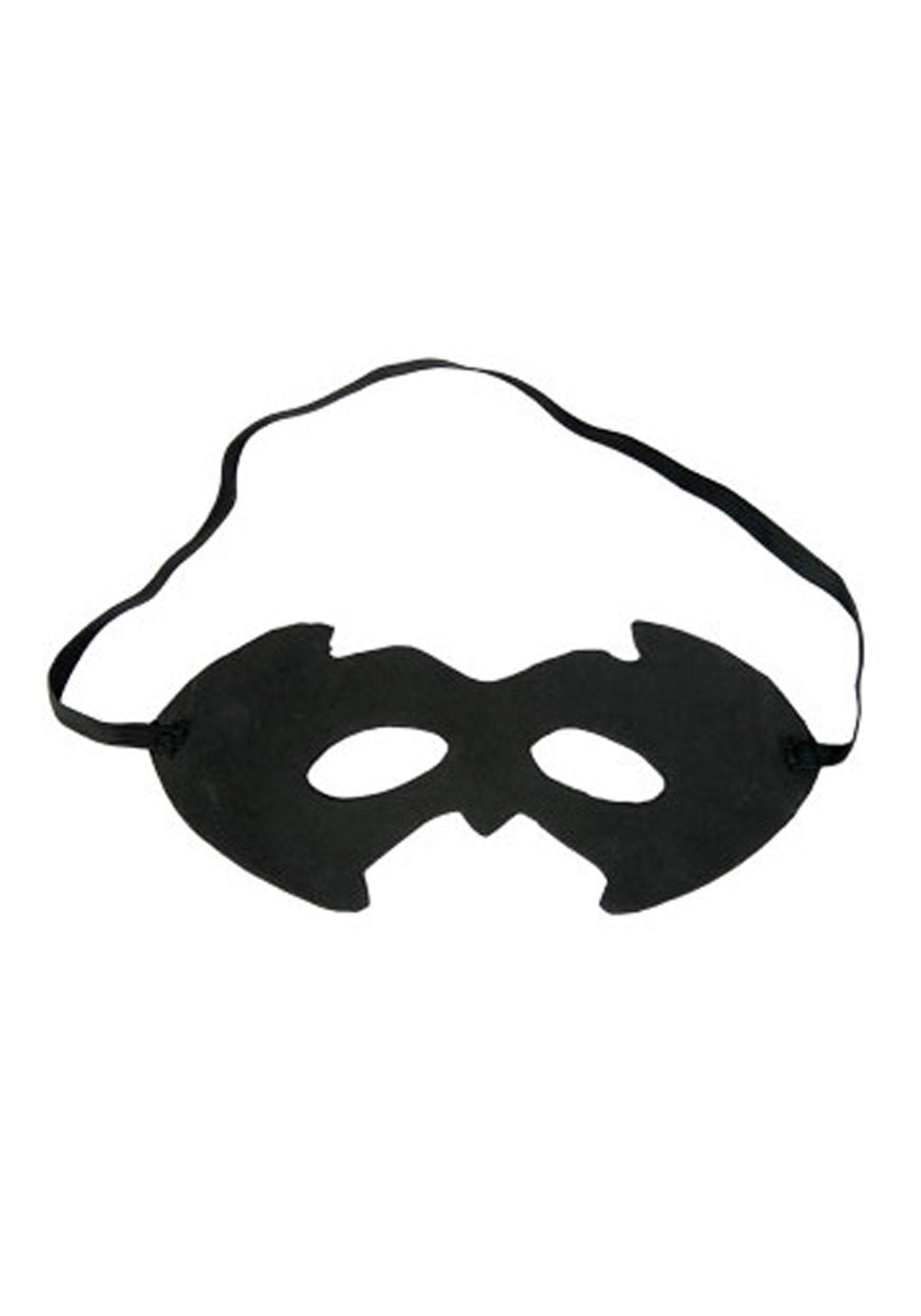 Adult Superhero Black Bat Eye Mask , Superhero Accessories