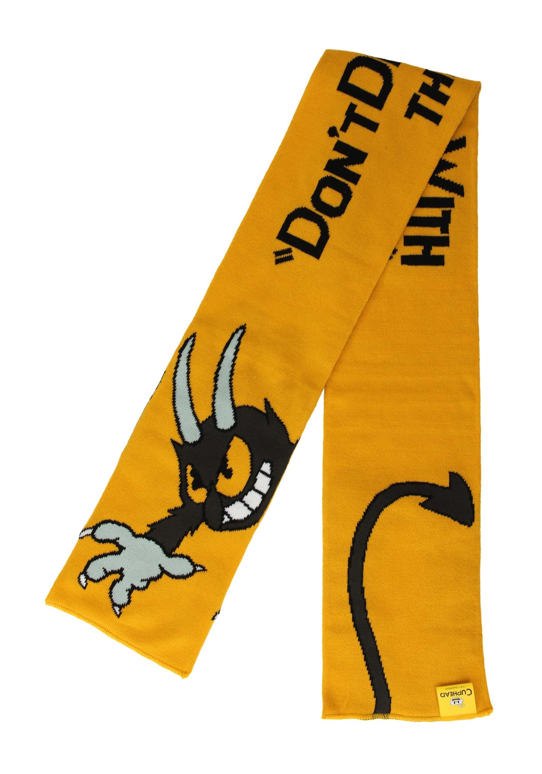 The Devil Knit Scarf: Cuphead