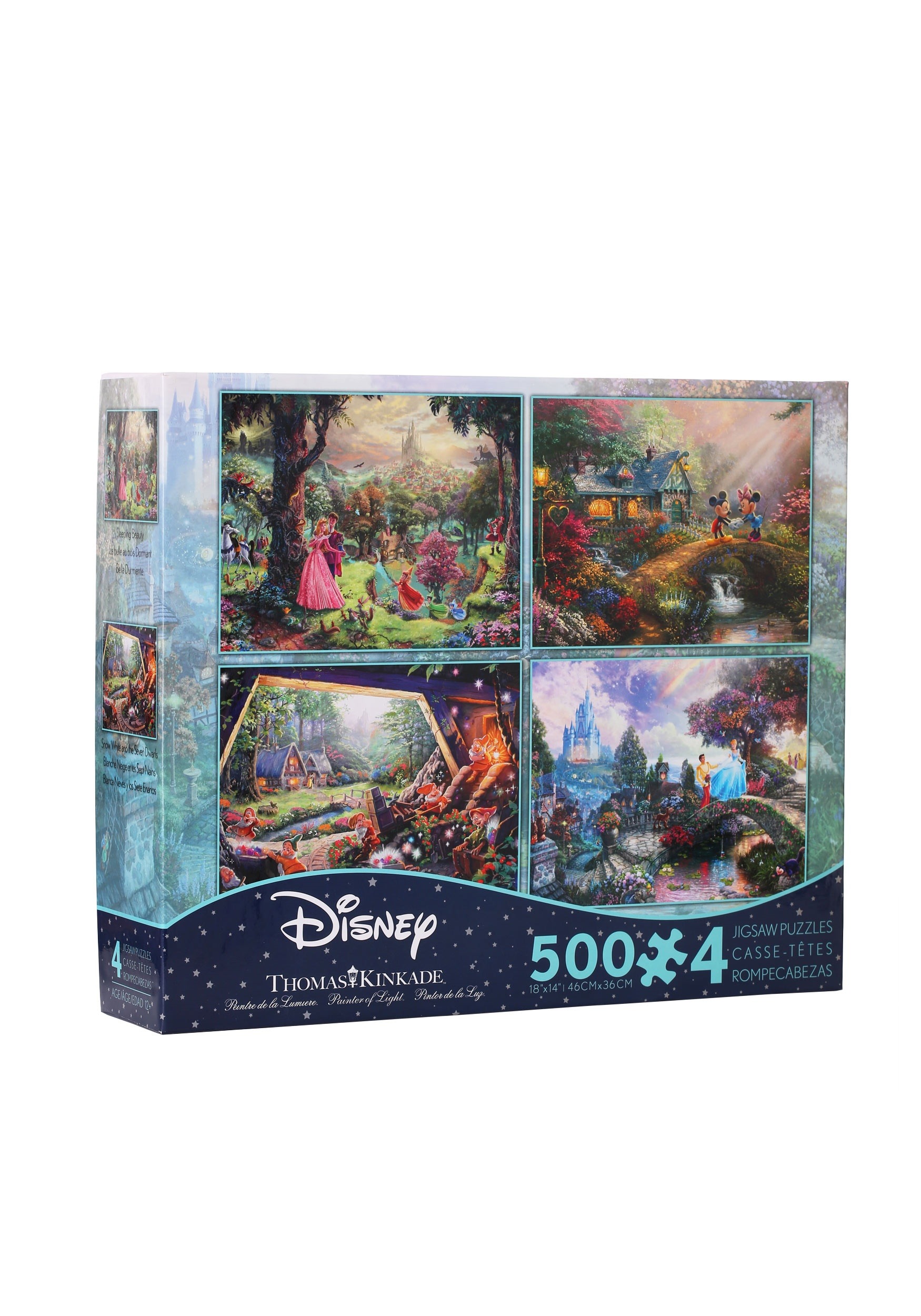 4- Thomas Kinkade 500 piece Disney Dreams Collection