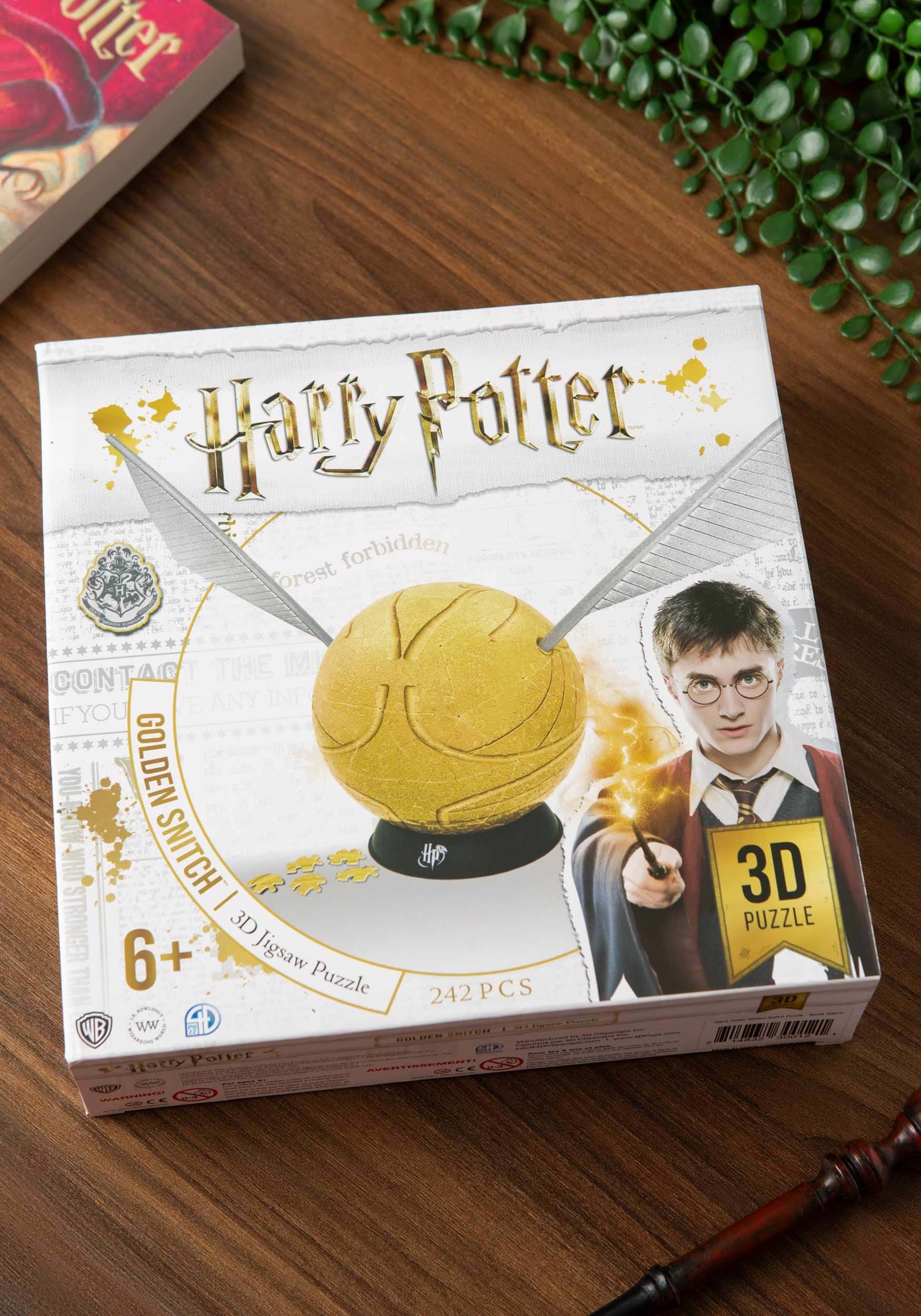 6" Harry Potter Golden Snitch Spherical 3D Puzzle 4D Cityscape