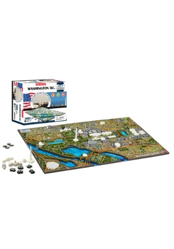 4d Cityscape Washington Dc, Usa Time Jigsaw Puzzle