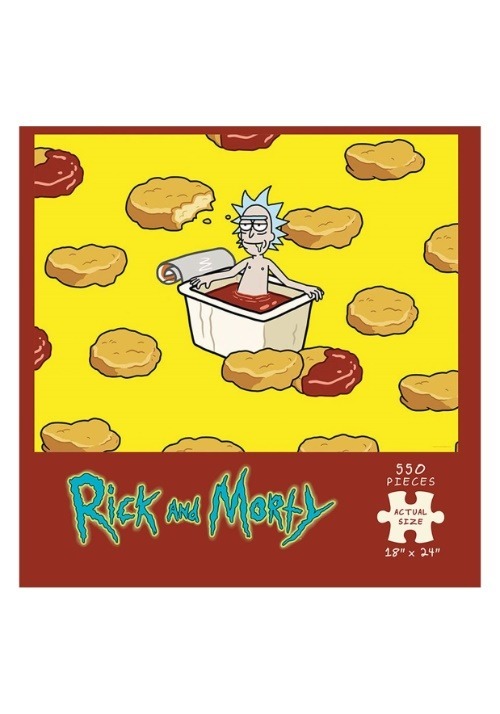 550 Piece Rick And Morty Szechuan Hot Tub Puzzle