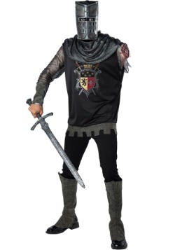 Mens Black Knight Costume