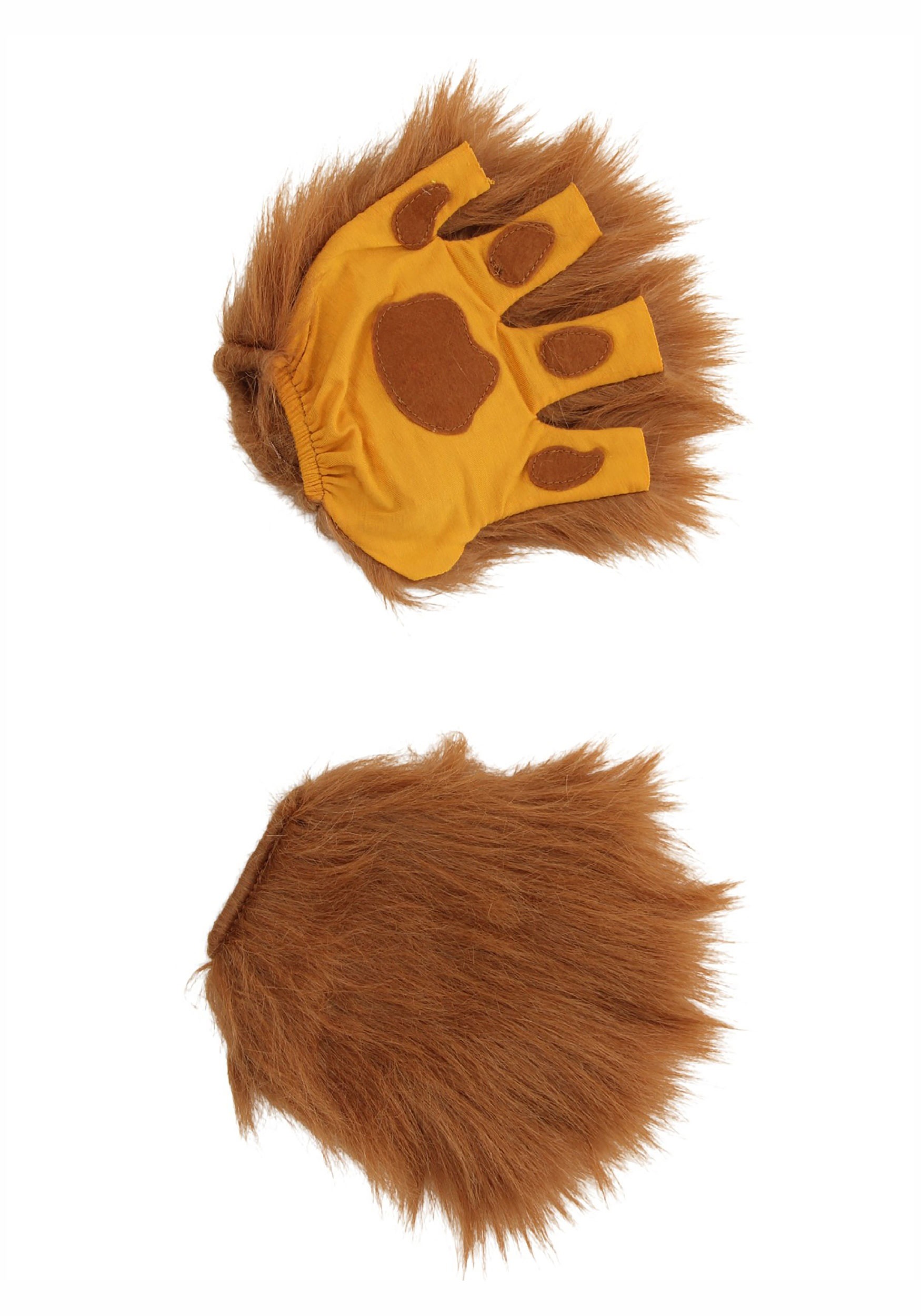 Lion Paws Fingerless Adult Gloves