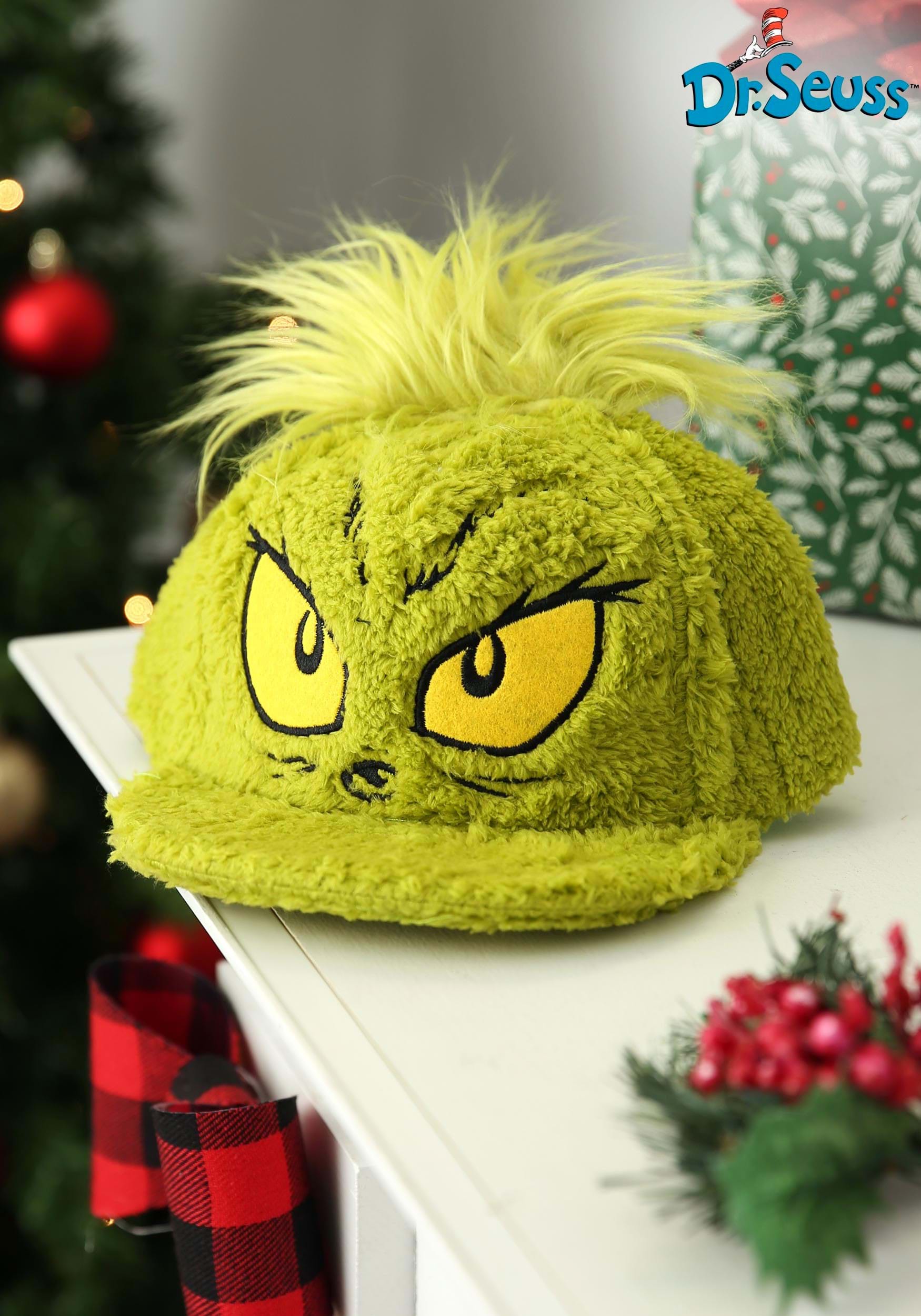 Dr. Seuss Grinch Hoodie Adult Hat - ACCESSORIES - COSTUMES