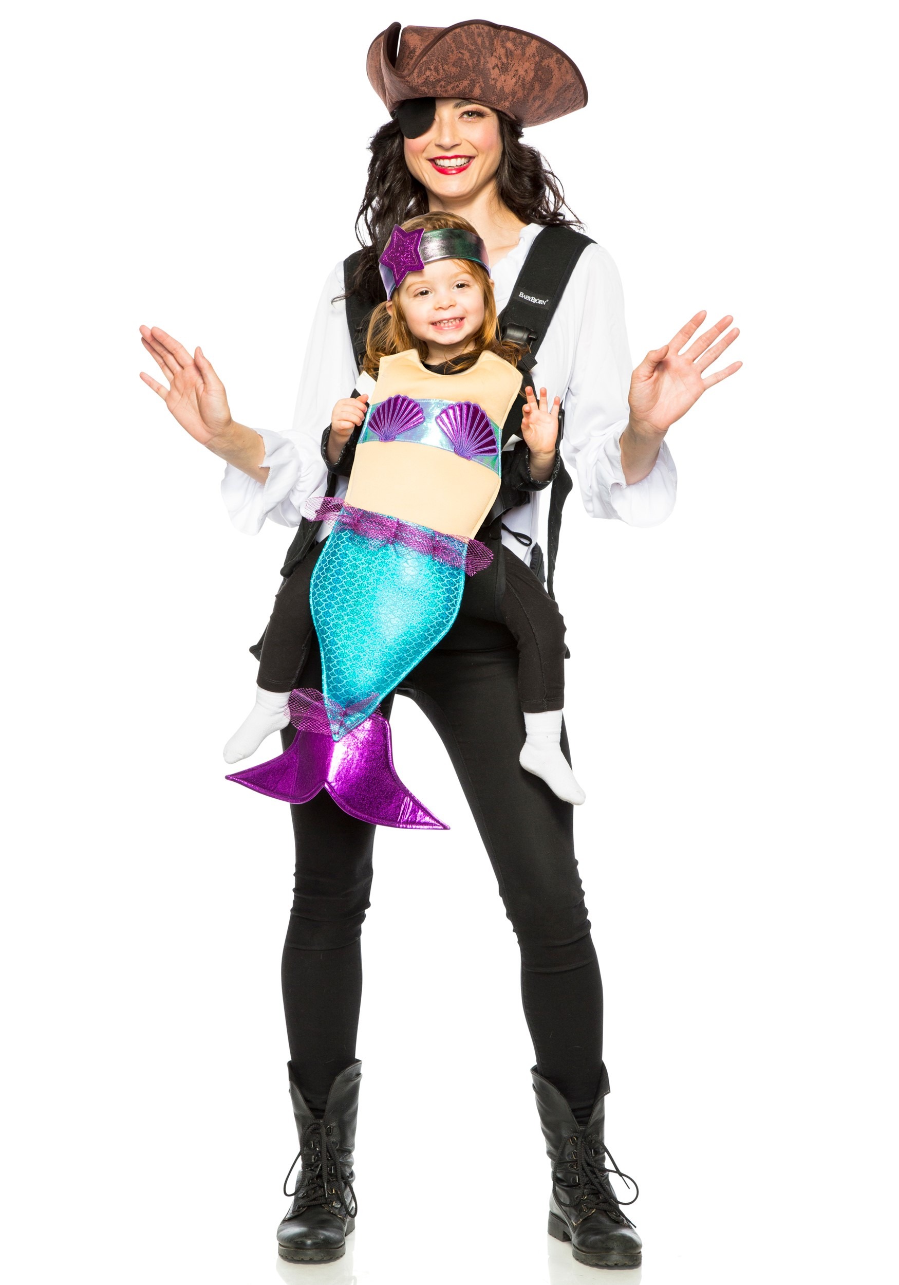 Adult Pirate and Baby Mermaid Costume