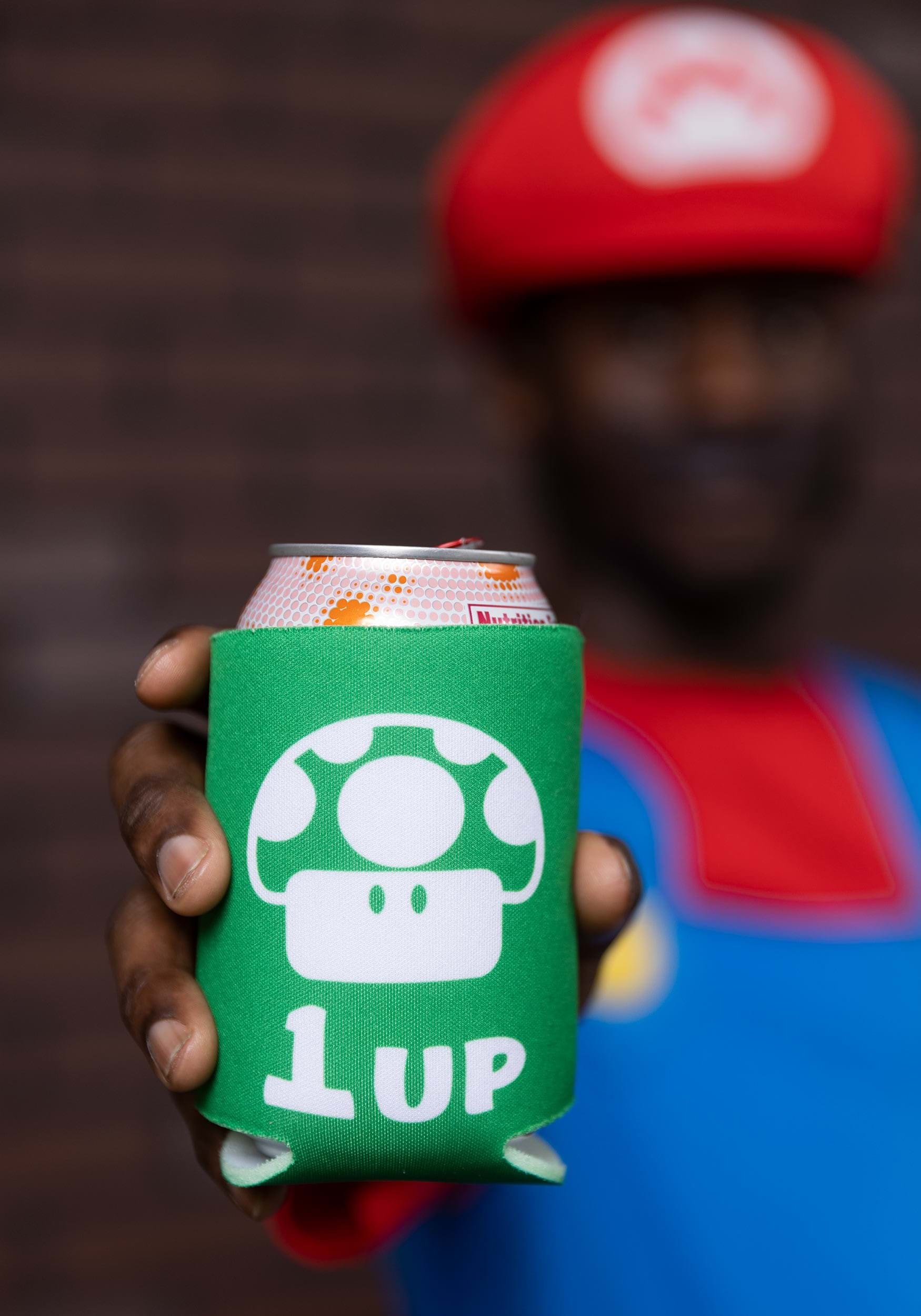 1 Up Extra Life Mushroom Can Cooler