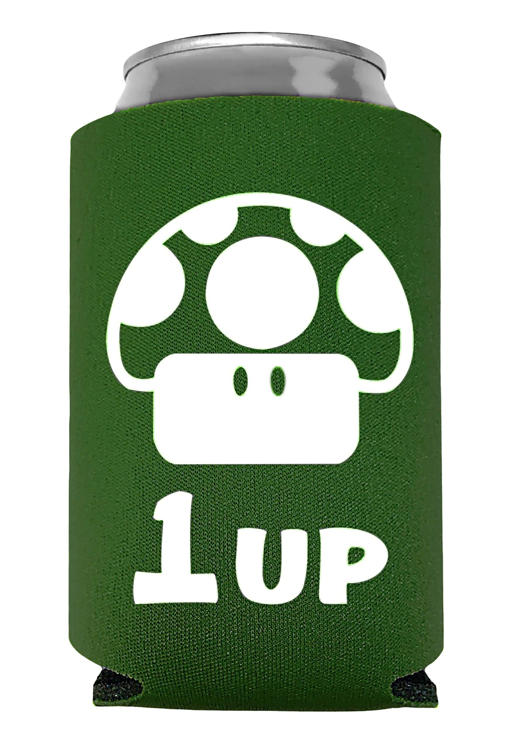 1 Up Extra Life Mushroom Can Cooler | Super Mario Bros. Gifts