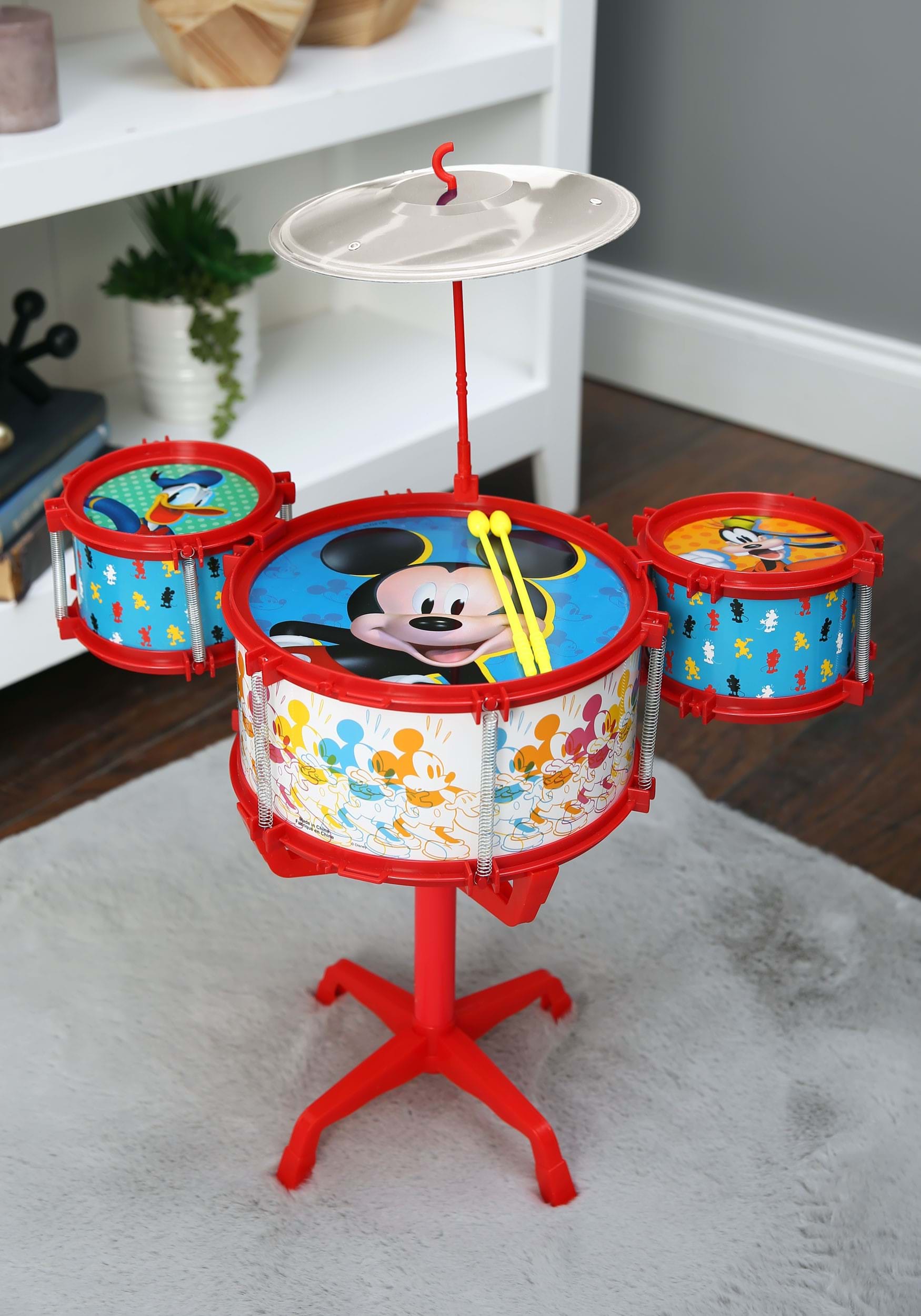 Color Standard Disney Mickey Mouse Drum Set Multi 