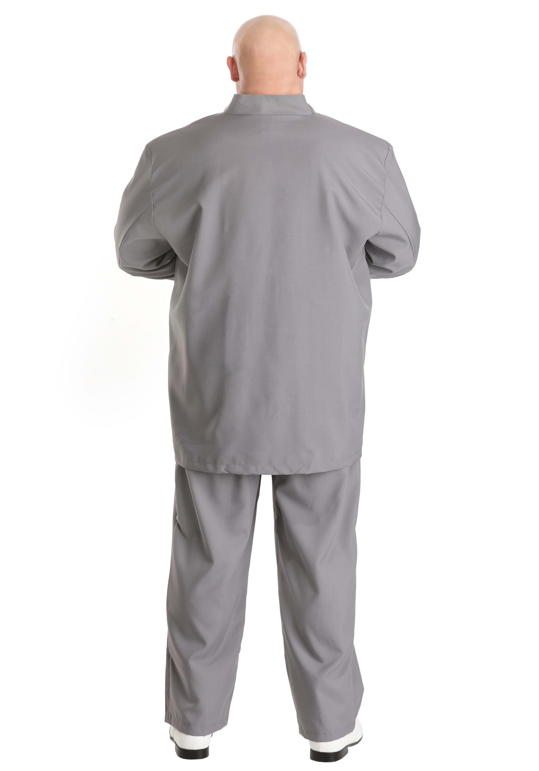 Evil Gray Plus Size Costume Suit For Men