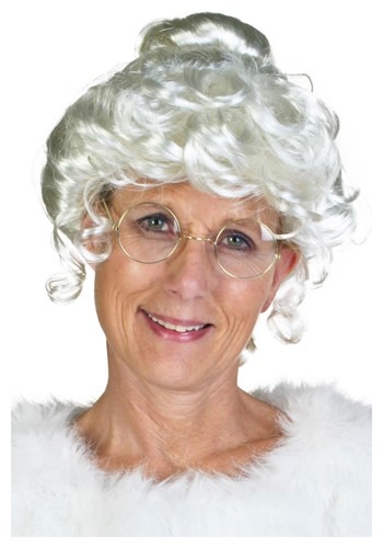 Deluxe Mrs. Claus Womens Wig