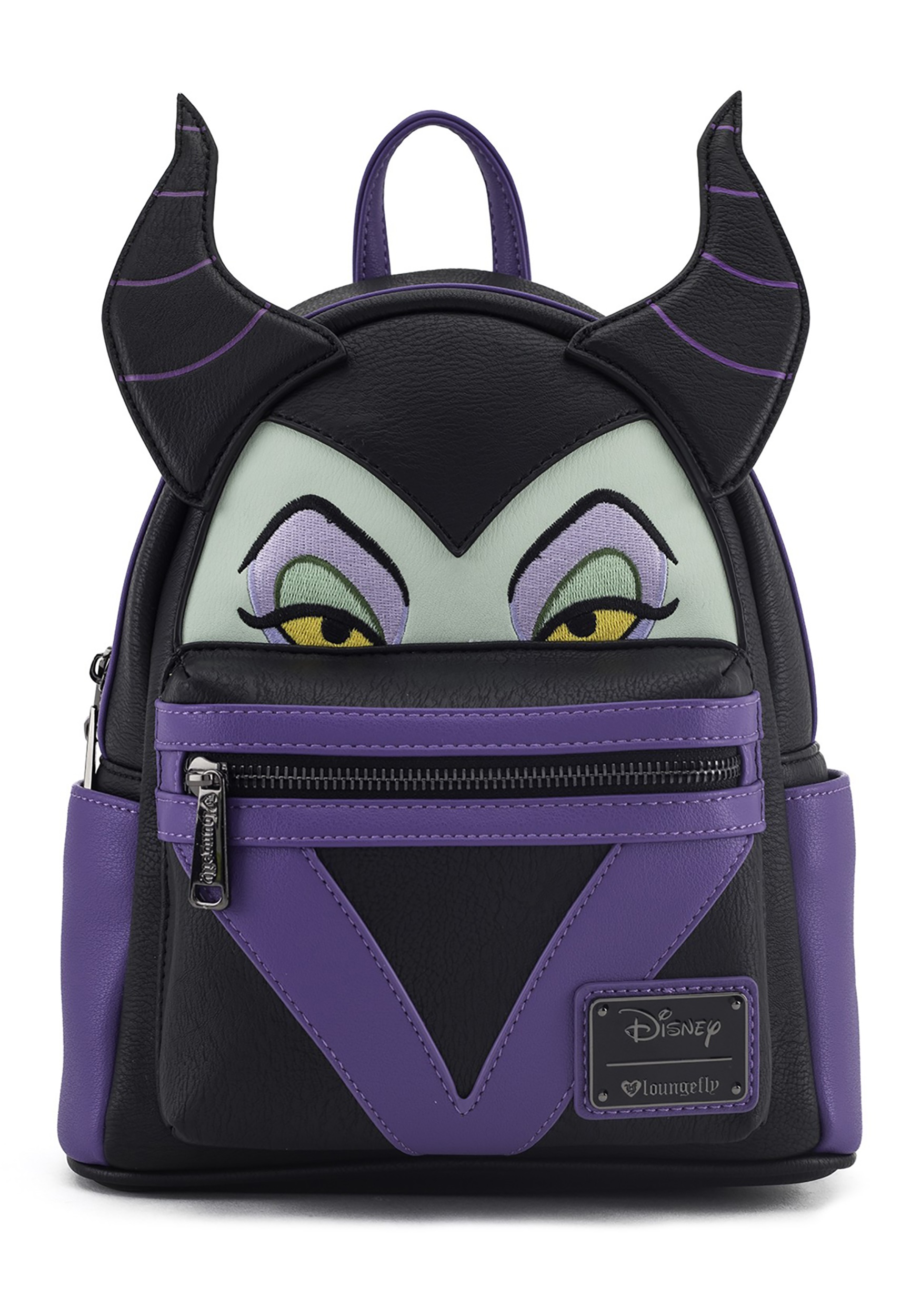 Maleficent Faux Leather Mini Backpack by Loungefly