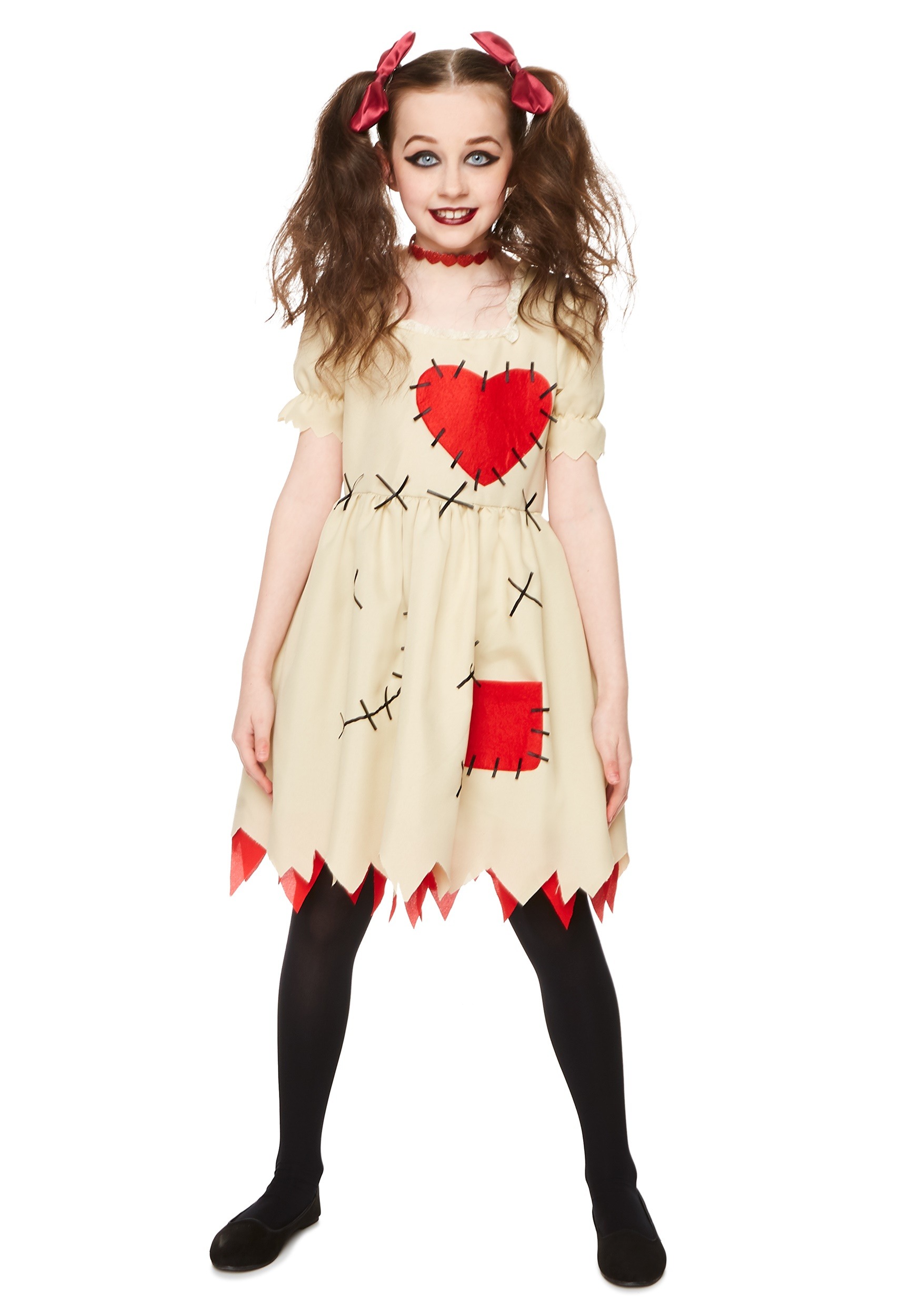Photos - Fancy Dress Karnival Costumes Voodoo Doll Costume for Girls Brown/Red KC84561