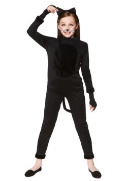 Girl's Black Cat Costume