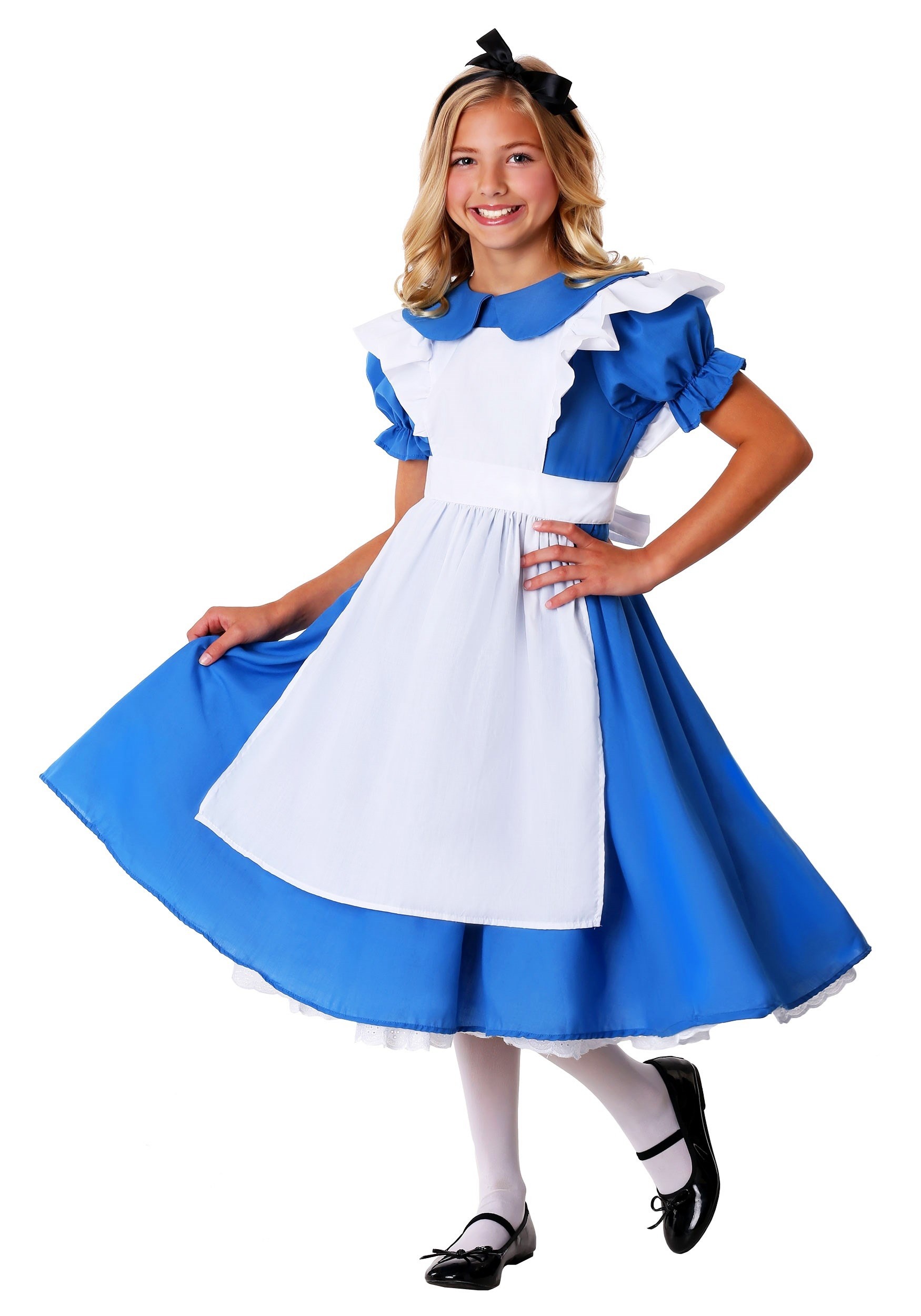 Photos - Fancy Dress Deluxe FUN Costumes Kids  Alice Costume | Exclusive | Made By Us Black/ 