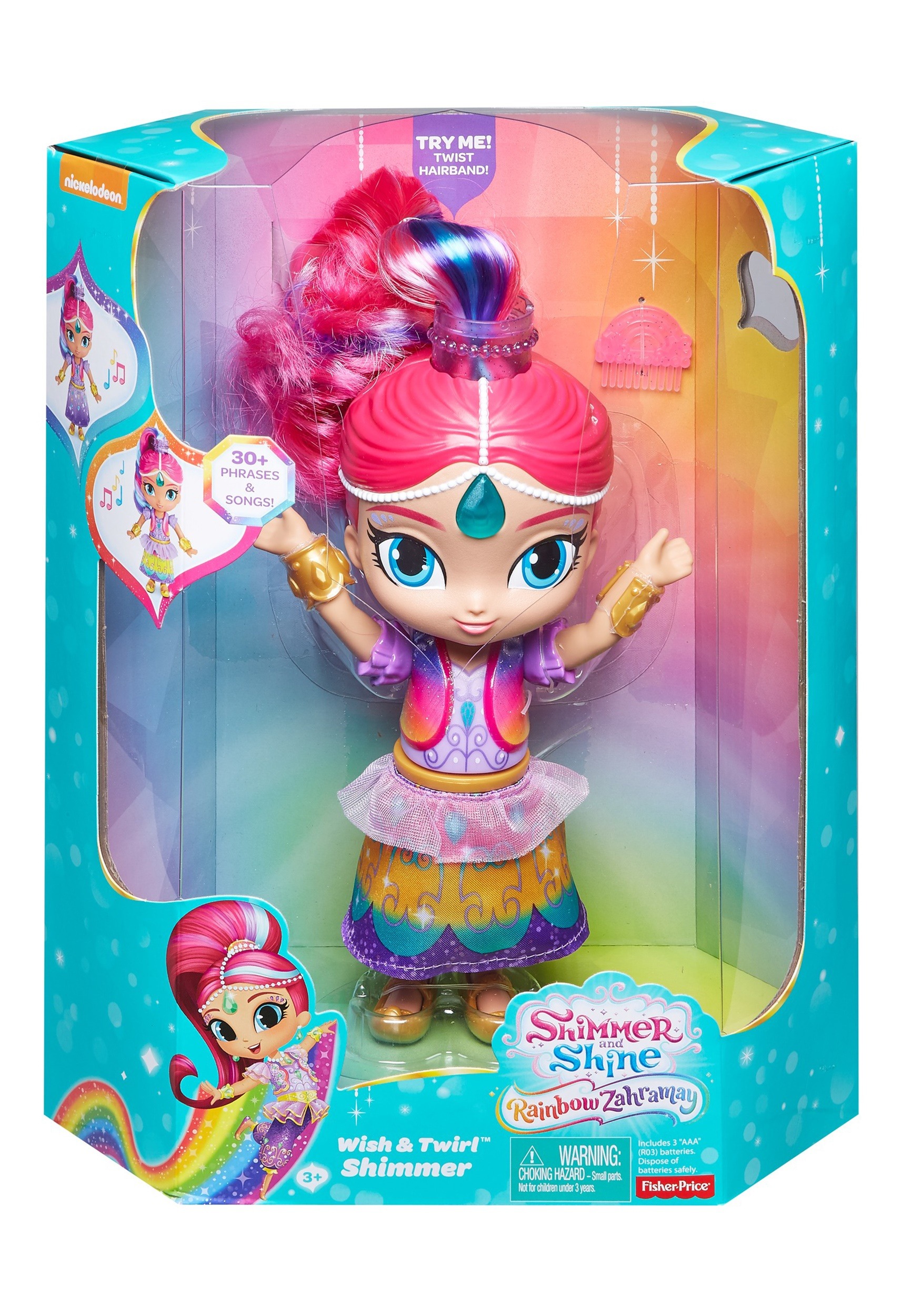 shimmer shine doll house