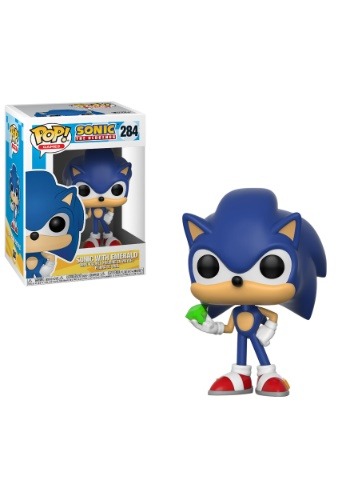 POP Games Sonic the Hedgehog Vinyl Figure w Emerald